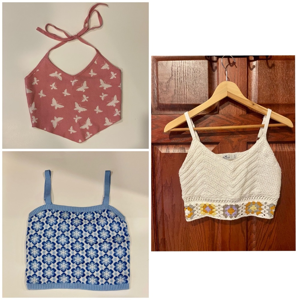 The Cutest 3-piece Sweater Halter Top Bundle!!!